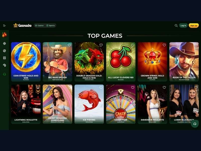 Cotygodniowy cashback Casinacho Casino — jak depozyt wpływa na procent zwrotu