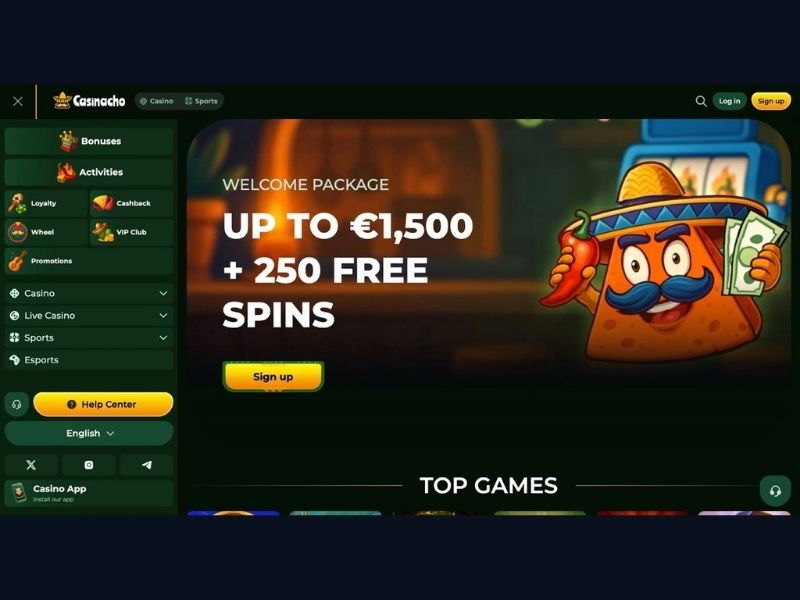 Rakeback i Niedzielna Przeładowanie w Nacho Casino Casinacho